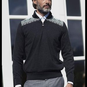 Dale of Norway Men's Merino wool Fiemme sweater Large